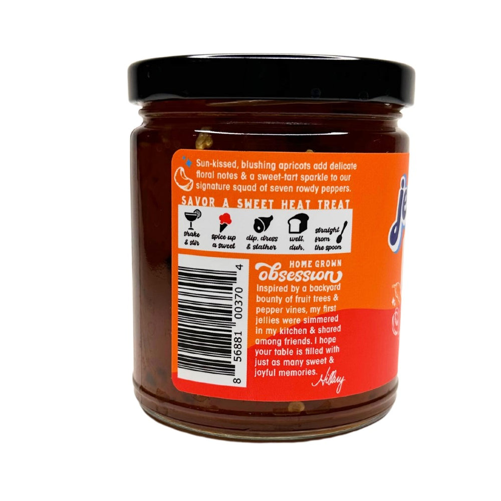 
                  
                    Load image into Gallery viewer, Jenkins Jellies Sizzlin&amp;#39; Hot Apricot Pepper Jelly, 11 oz.
                  
                