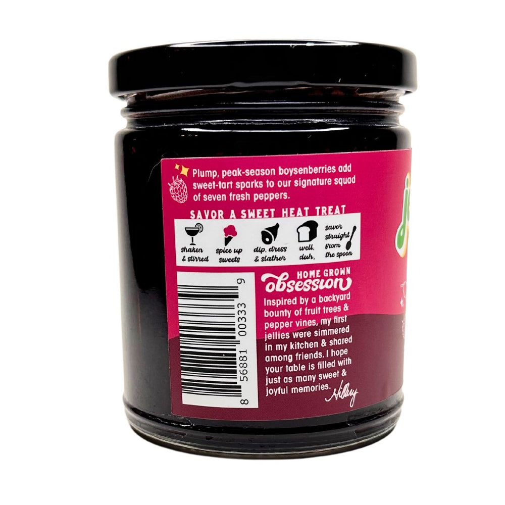 
                  
                    Load image into Gallery viewer, Jenkins Jellies Blazin&amp;#39; Boysenberry Hot Pepper Jelly, 11 oz
                  
                