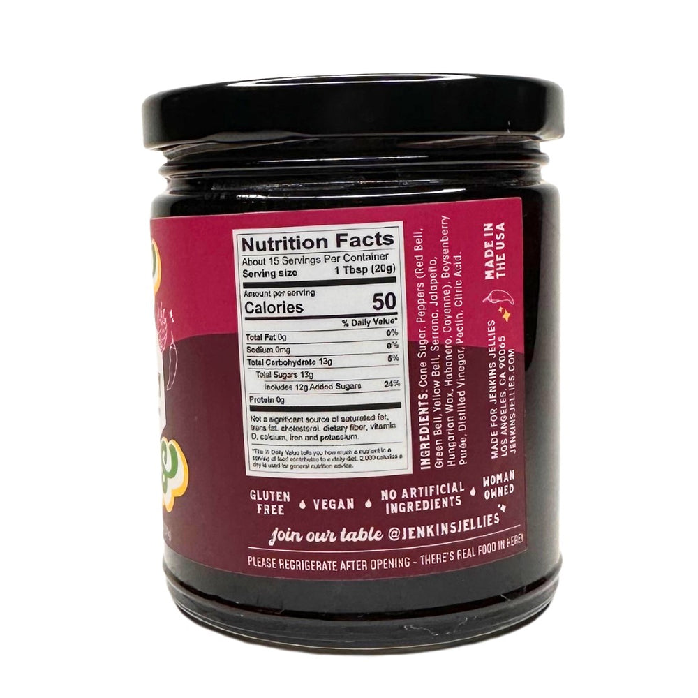 
                  
                    Load image into Gallery viewer, Jenkins Jellies Blazin&amp;#39; Boysenberry Hot Pepper Jelly, 11 oz
                  
                