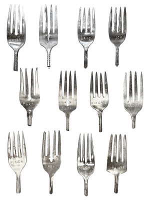 
                  
                    Load image into Gallery viewer, CARDS BY DESIGN CHEESE MARKER, VINTAGE FLATWARE
                  
                