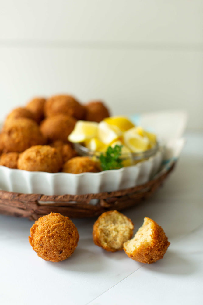 
                  
                    Load image into Gallery viewer, Old School Brand Hushpuppy Mix | Perfect with Jenkins Jellies Pepper Jelly
                  
                