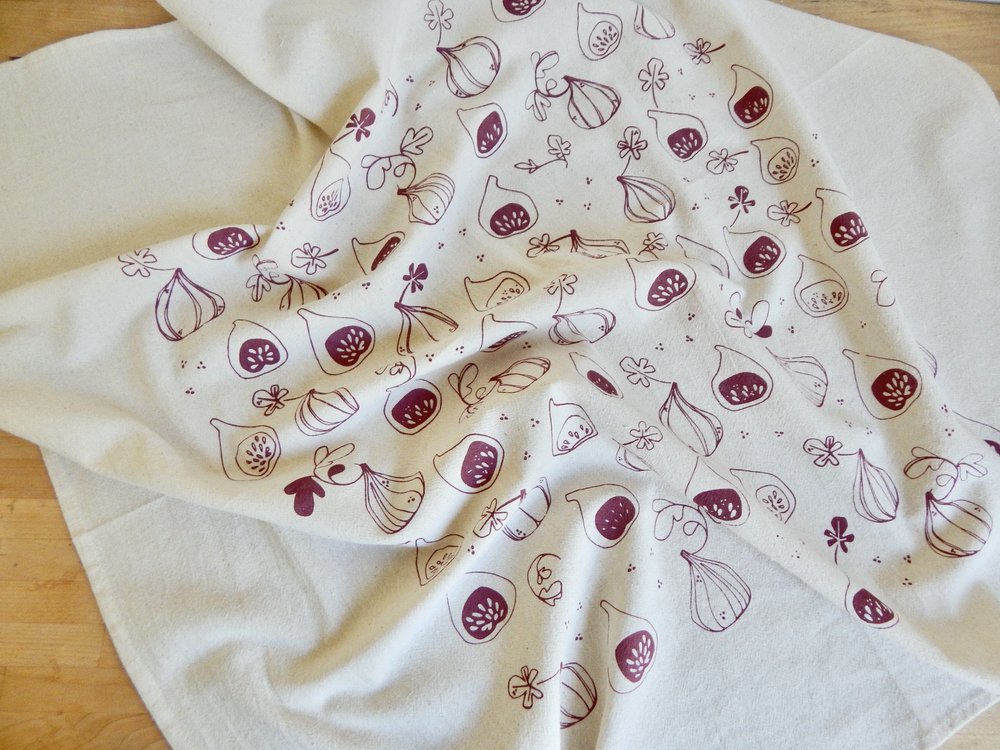 
                  
                    Load image into Gallery viewer, Fig Kitchen Tea Towel | Handcrafted by The High Fiber
                  
                