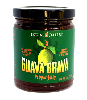 
                  
                    Load image into Gallery viewer, Jenkins Jellies Guava Brava Guava Hot Pepper Jelly
                  
                
