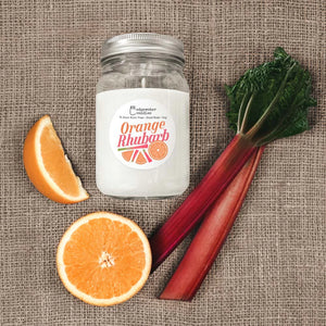 
                  
                    Load image into Gallery viewer, Edgewater Candles Orange Rhubarb Soy Candle, 12 oz.
                  
                