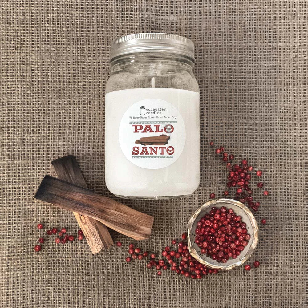 Edgewater Candles Palo Santo Soy Candle, 12 oz.