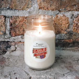
                  
                    Load image into Gallery viewer, Edgewater Candles Red Ginger Saffron Soy Candle, 12 oz.
                  
                