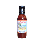 Bottle of Bold & Sassy Barbeque Sauce by E Waldo Ward. 